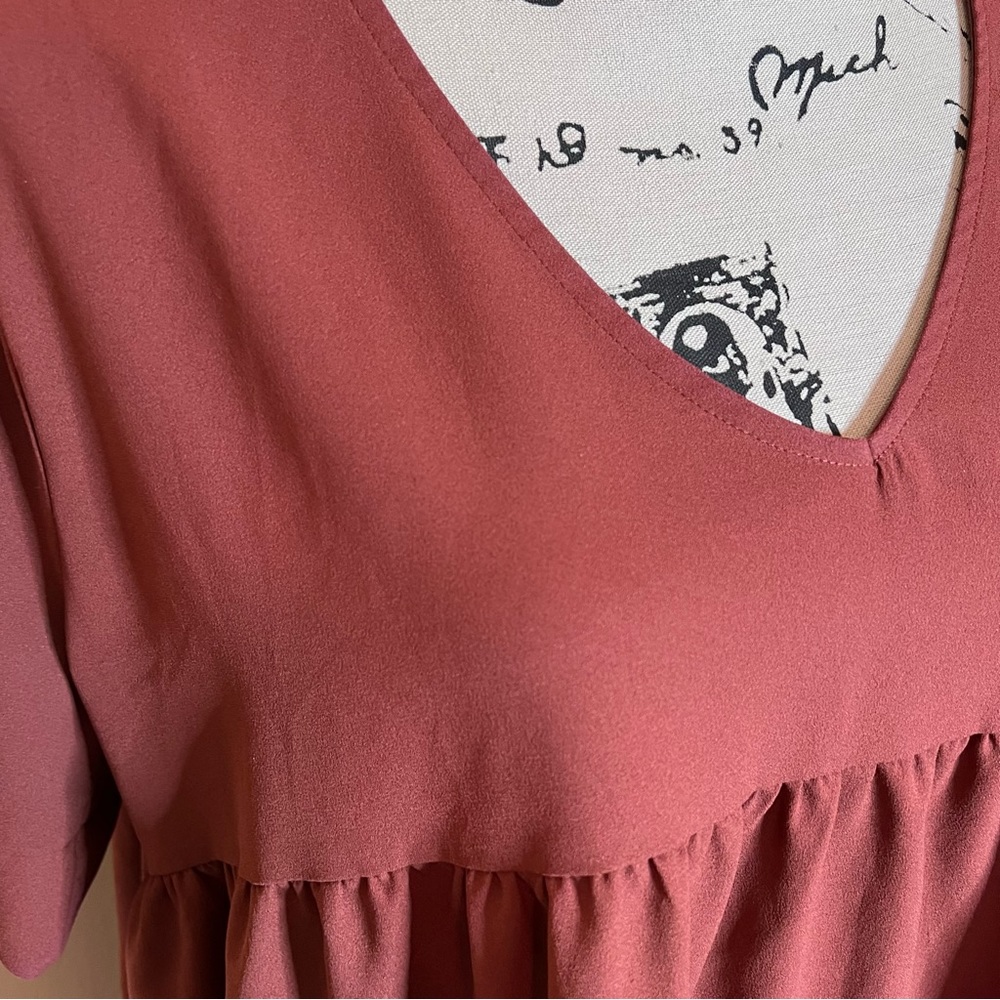 💚Zenana rust colored tunic - Picture 2 of 5